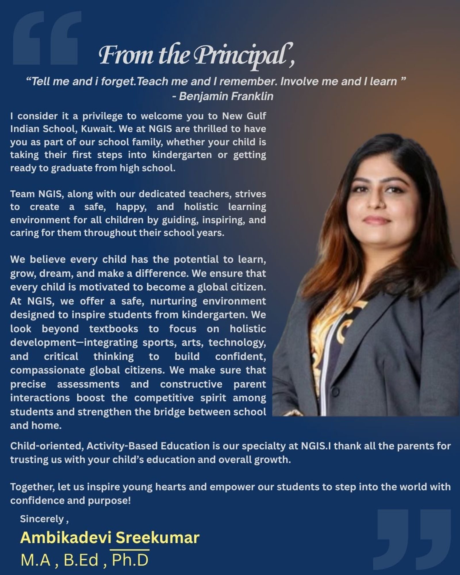 Principal's Message