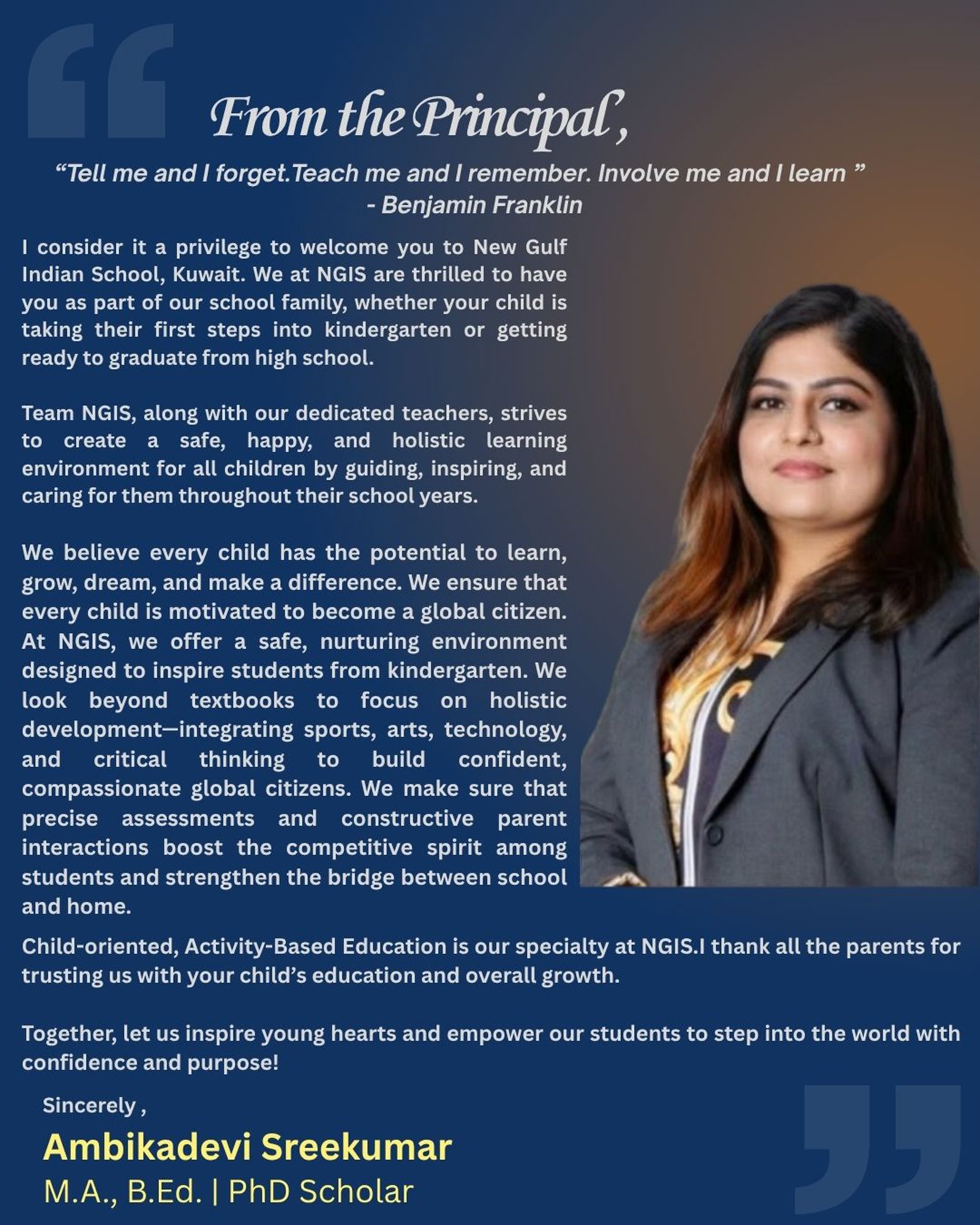 Principal's Message